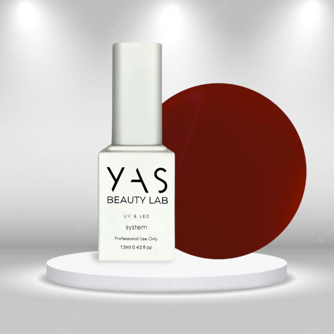 YAS Rubber Base Bloody Red 13ml Hema Tpo Free