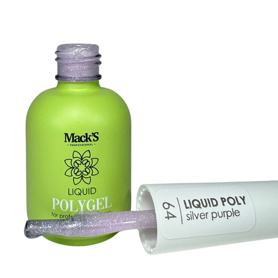 Macks Liquid Polygel Silver Purple 64