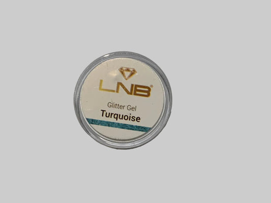 LNB Glitter Gel Turquoise 5ml