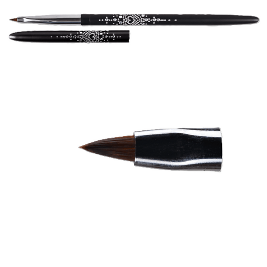 2M brush 00 OS black with lid