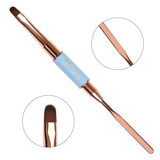 Macks Brush with Spatula No. 6 Blue