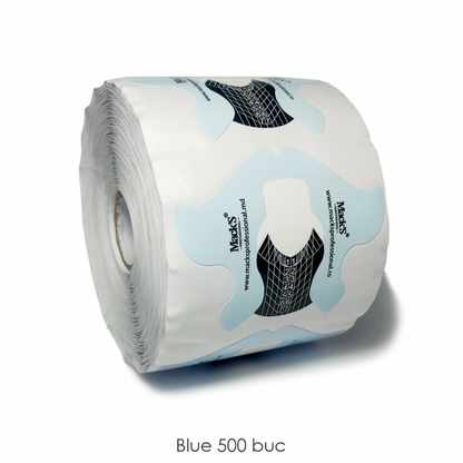 Macks Salon nail forms Blue 500pcs