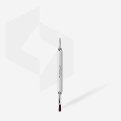 STALEKS EXCLUSIVE Double-ended gel brush 10 mm / liner 10 mm NBX-08/03