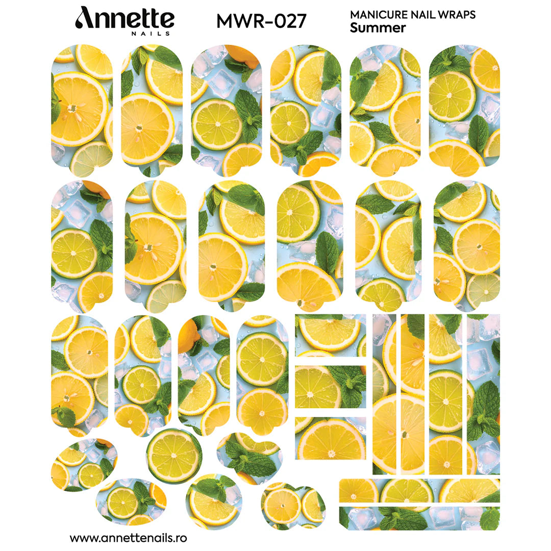 ANNETTE NAILS Wraps Manicure Summer MWR-027