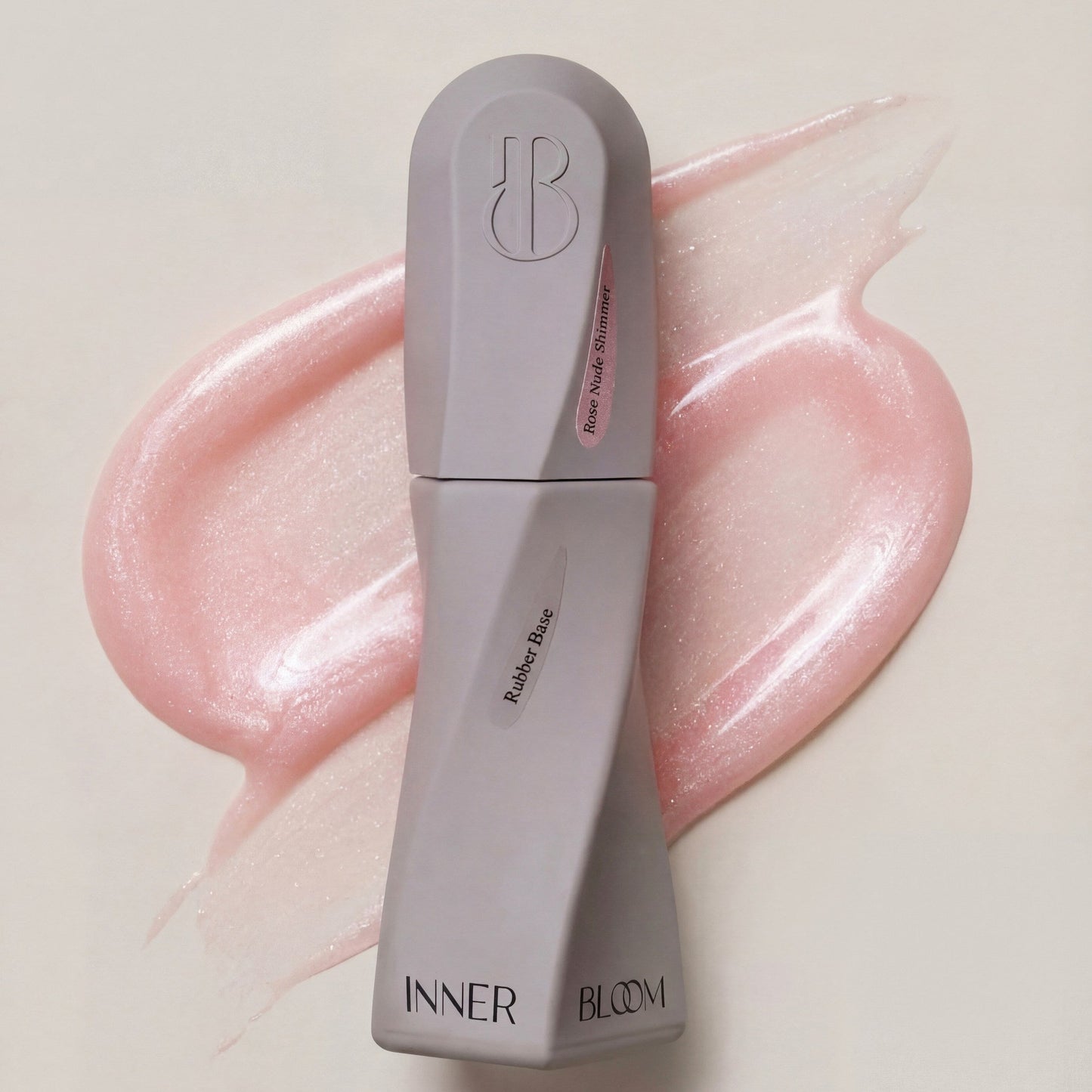 Rubber Cover Base Rose Nude Shimmer – Essence – Baza Rubber 10ml