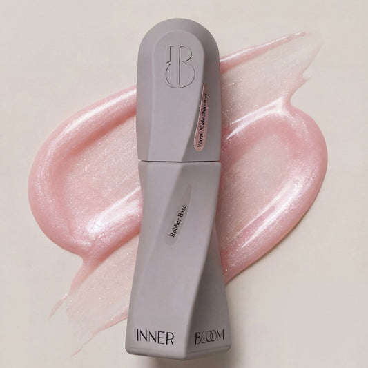 Rubber Cover Base Warm Nude Shimmer – Essence – Baza Rubber 10ml