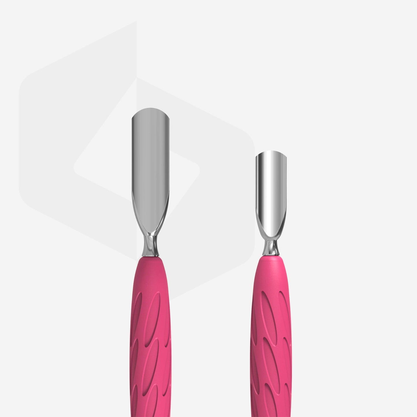 Staleks Manicure pusher Gummy with silicone handle UNIQ 10 TYPE 1 (rounded wide and rounded narrow pusher) PQ-10/1