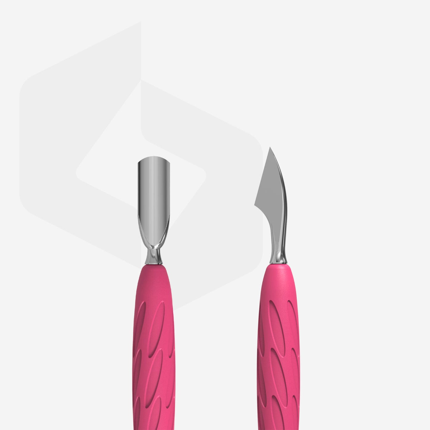 Staleks Manicure pusher Gummy with silicone handle UNIQ 10 TYPE 3 (rounded narrow pusher and cleaner) PQ-10/3