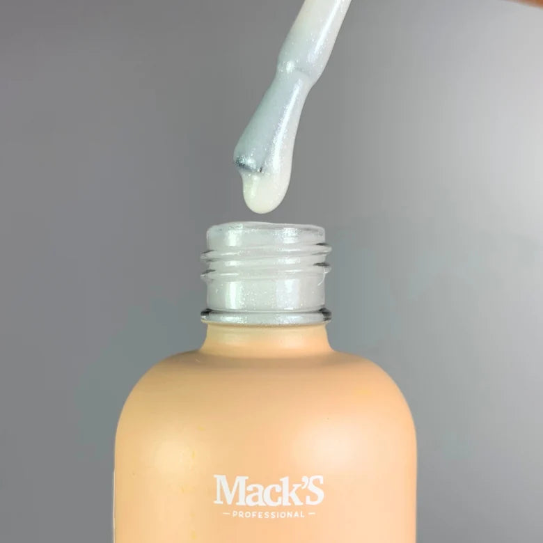 Macks Rubber Base COVER Shimmer White 2
