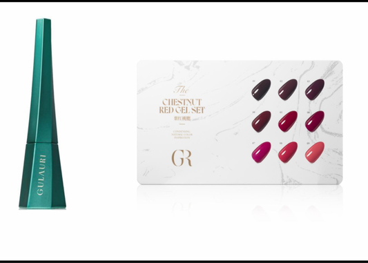 GULAURI Artist series Chestnut red gel polish collection, 13g