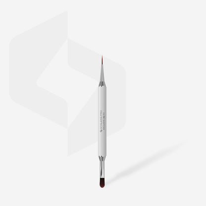 STALEKS EXCLUSIVE Double-ended gel brush 11 mm / liner 12 mm NBX-06/11