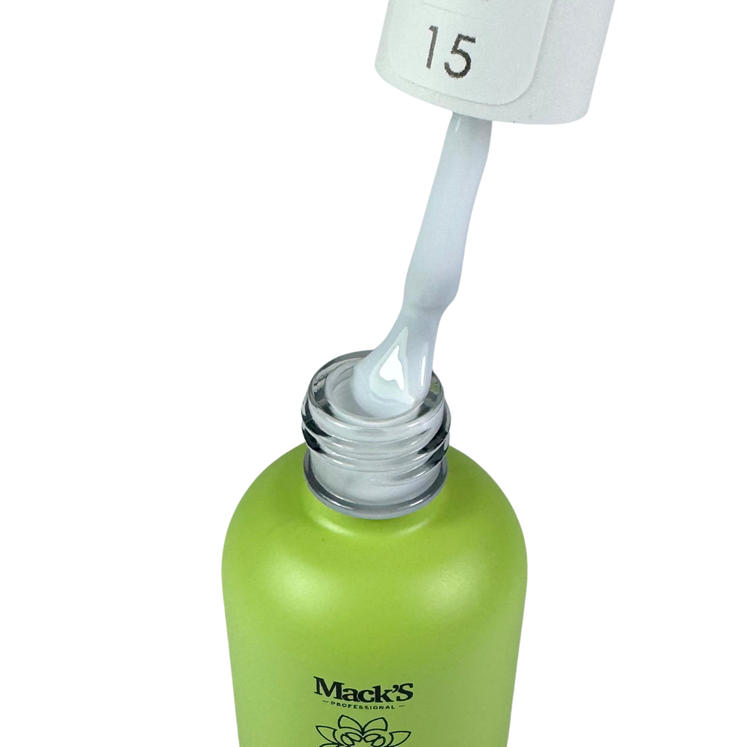 Macks Liquid Polygel 15 milky white, 12ml