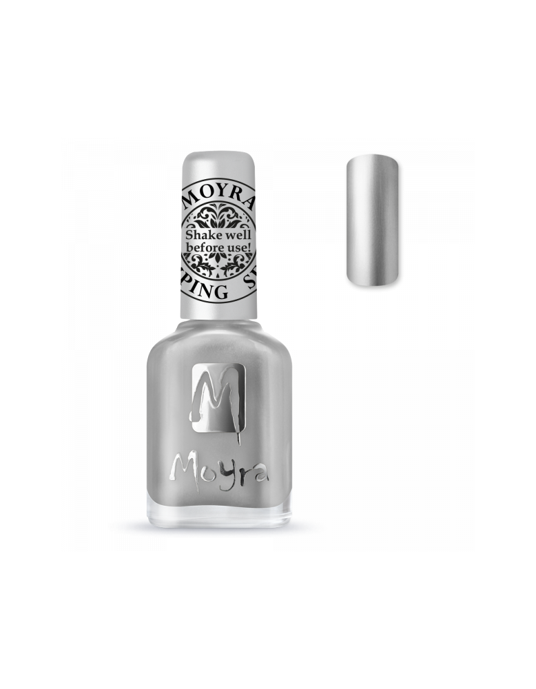 Moyra Stamping polish SP25 Chrome Silver