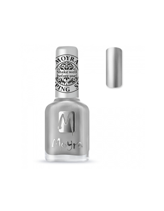 Moyra Stamping polish SP25 Chrome Silver