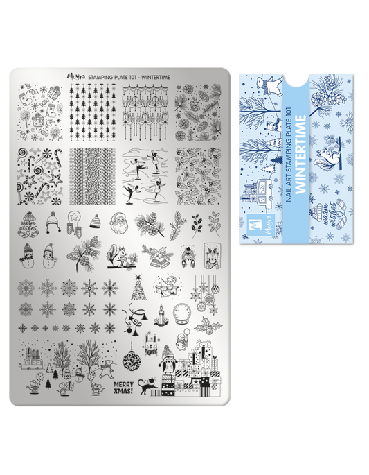 Moyra Stamping Plate 101 Wintertime