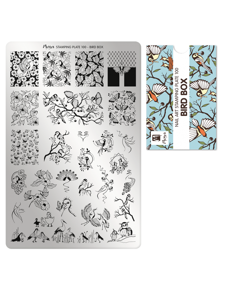 Moyra Stamping Plate 100 Bird Box