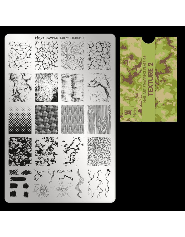 Moyra Stamping Plate 98 Texture 2