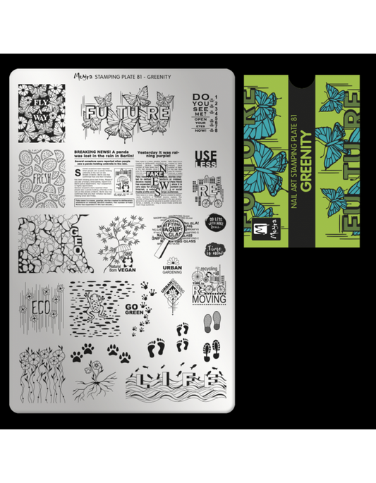 Moyra Stamping Plate 81 Greenity