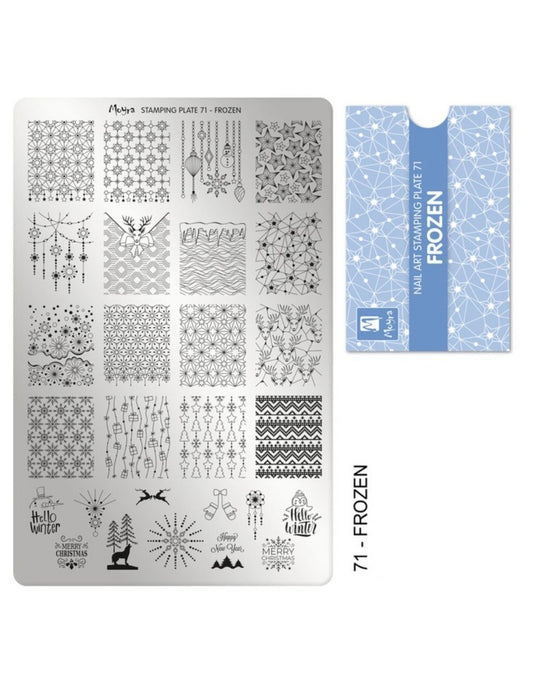 Moyra Stamping Plate 71 Frozen
