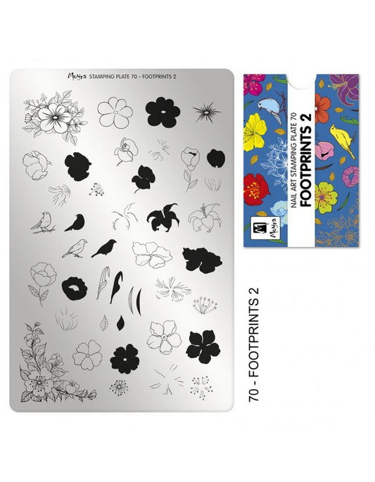 Moyra Stamping Plate 70 Footprints 2