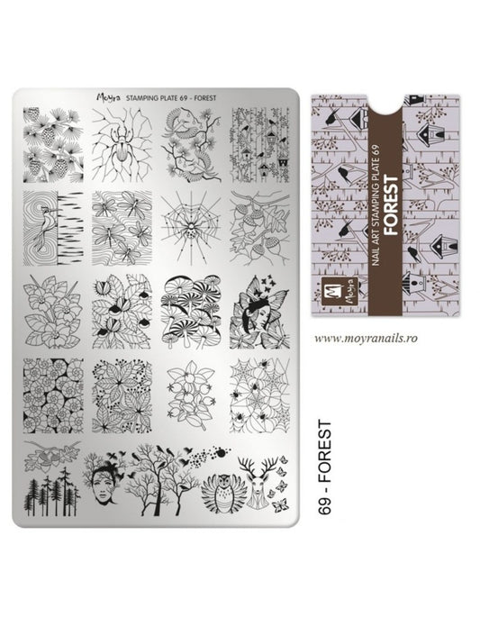 Moyra Stamping Plate 69 Forest