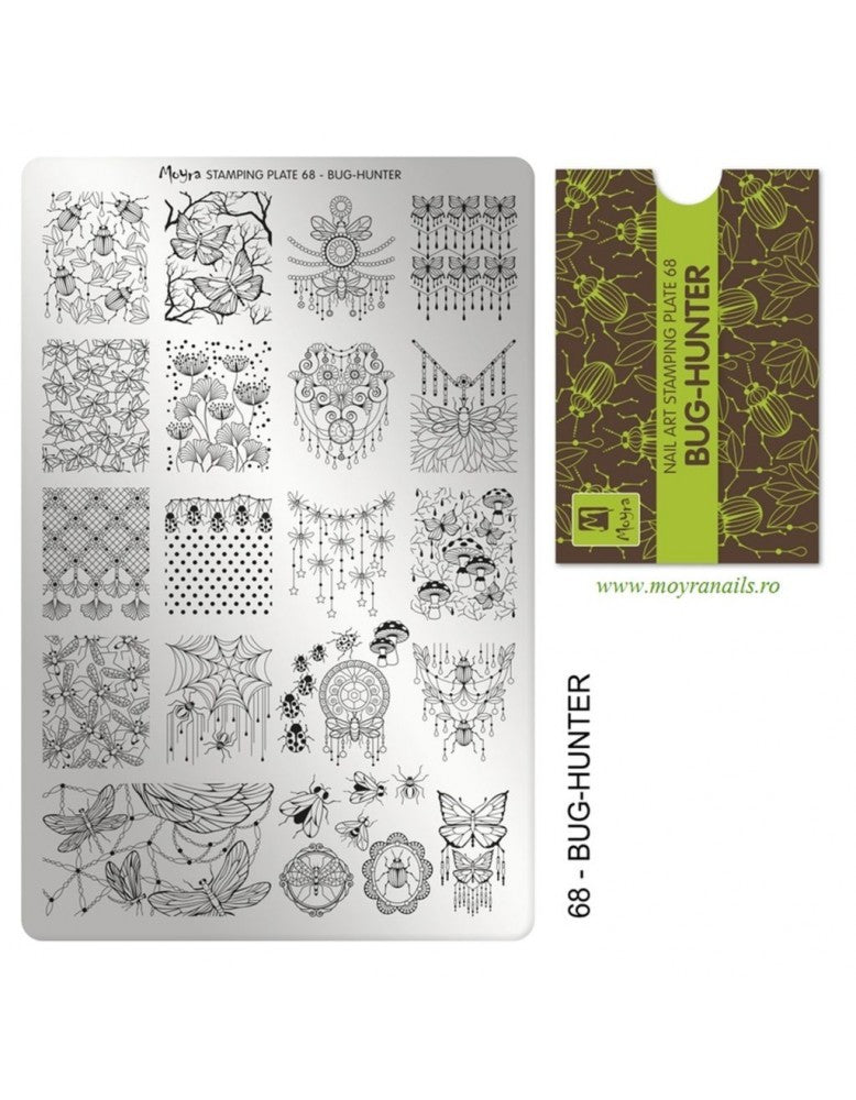 Moyra Stamping Plate 68 Bug-Hunter