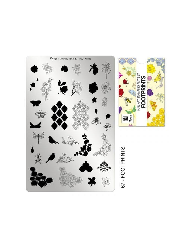 Moyra Stamping Plate 67 Footprints