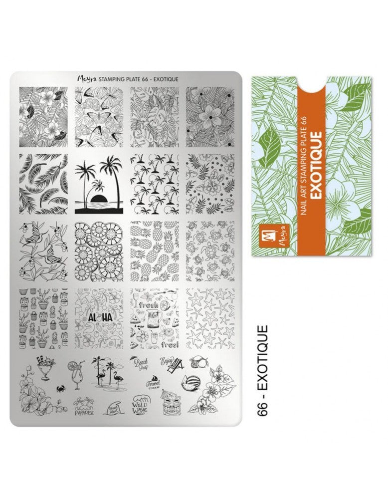 Moyra Stamping Plate 66 Exotique