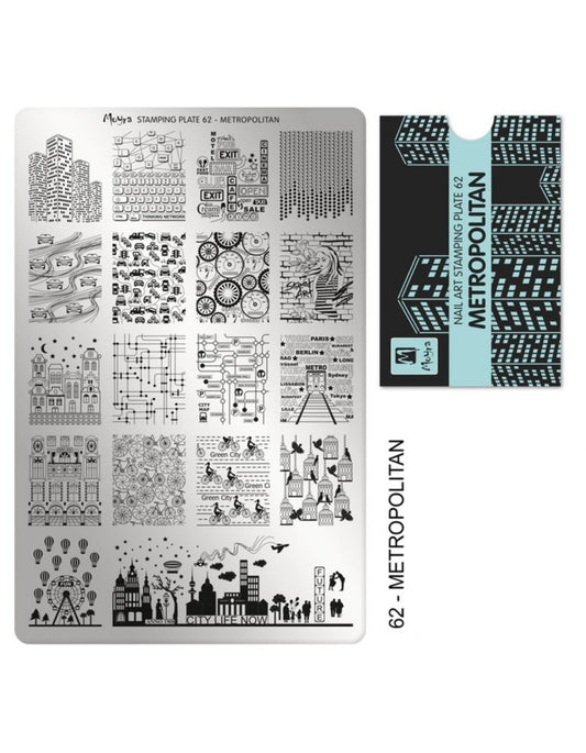 Moyra Stamping Plate 62 Metropolitan
