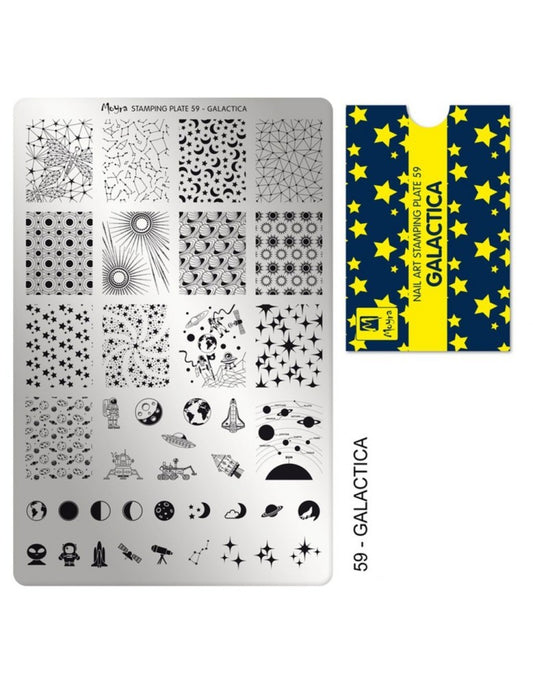 Moyra Stamping Plate 59 Galactica