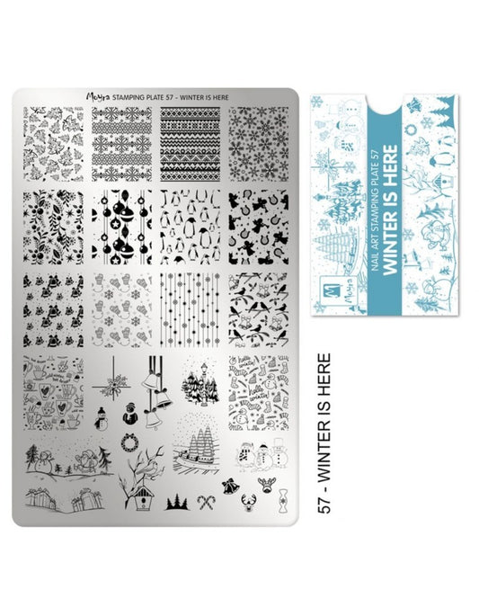 Moyra Stamping Plate 57 Winter Is Here