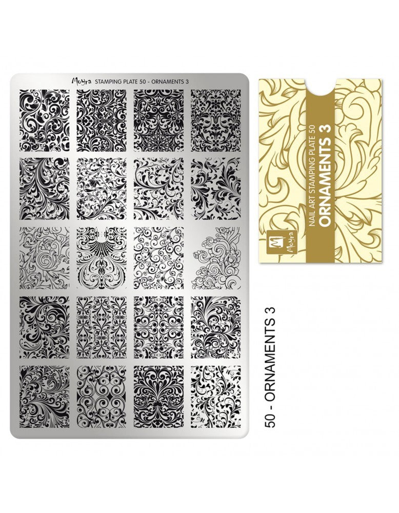 Moyra Stamping Plate 50 Ornaments 3