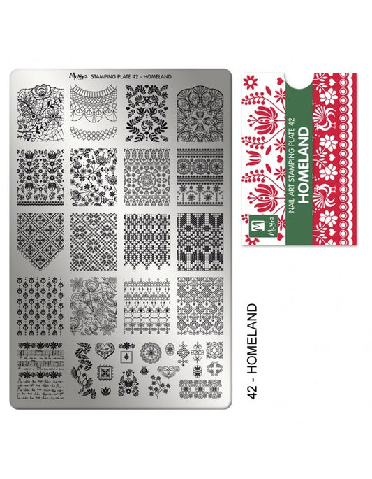 Moyra Stamping Plate 42 Homeland