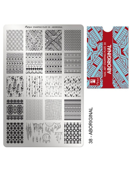 Moyra Stamping Plate 38 Aboriginal