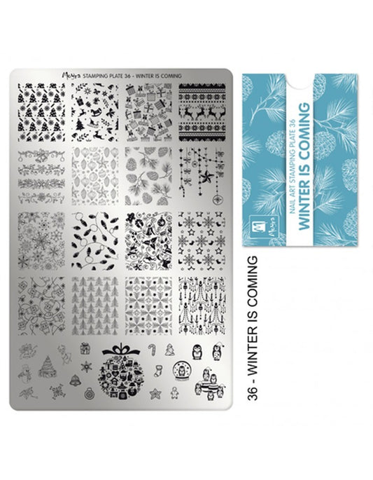 Moyra Stamping Plate 36 Winter Is Coming