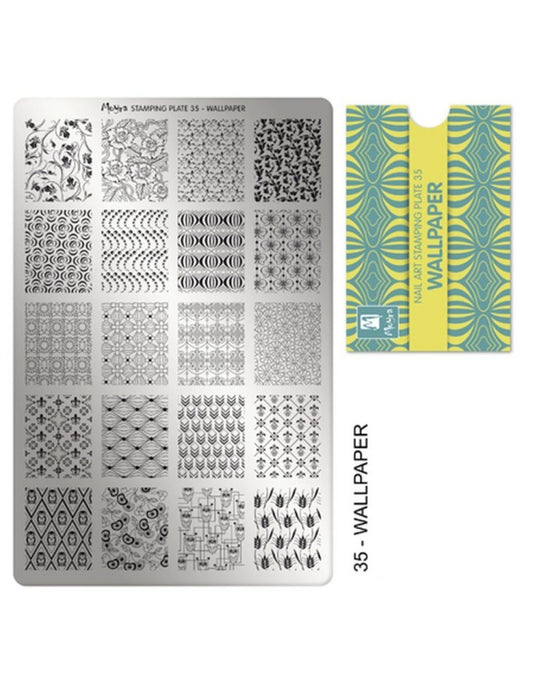 Moyra Stamping Plate 35 Wallpaper