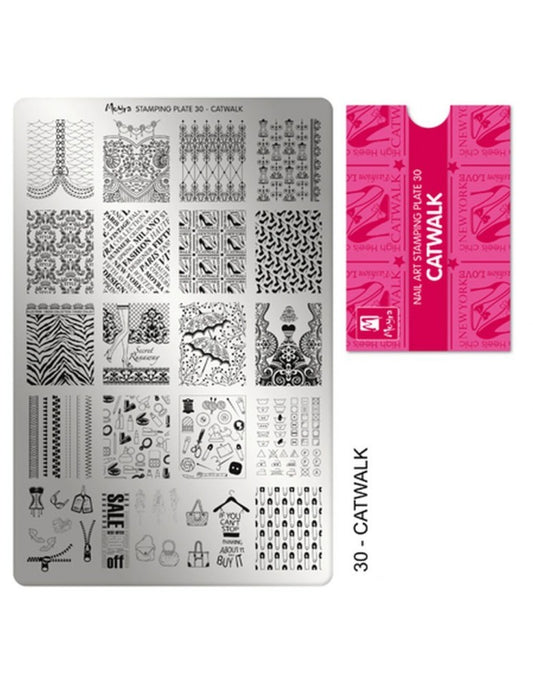 Moyra Stamping Plate 30 Catwalk