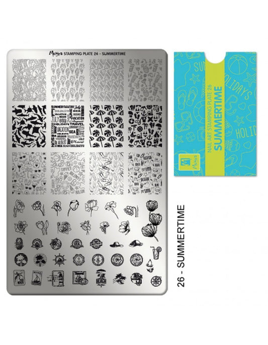 Moyra Stamping Plate 26 Summertime