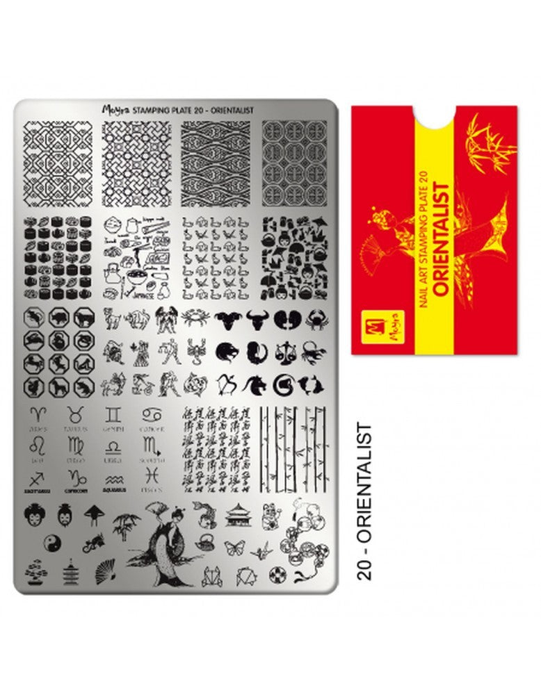 Moyra Stamping Plate 20 Orientalist