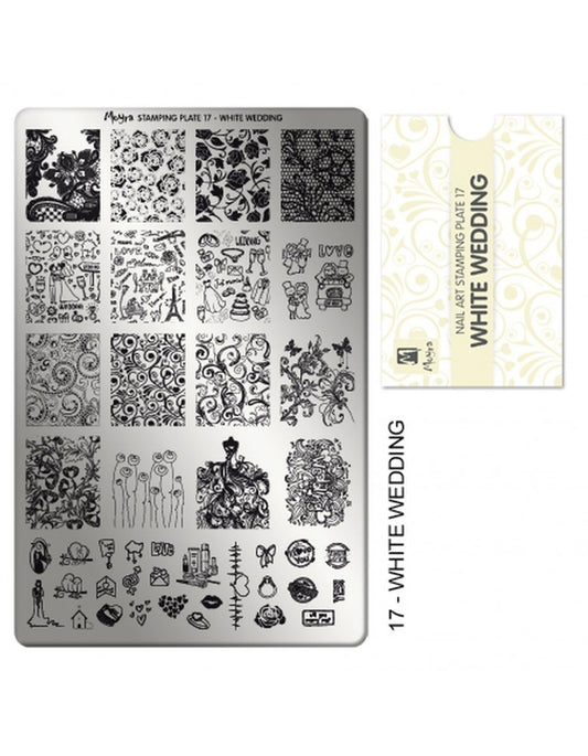Moyra Stamping Plate 17 White Wedding
