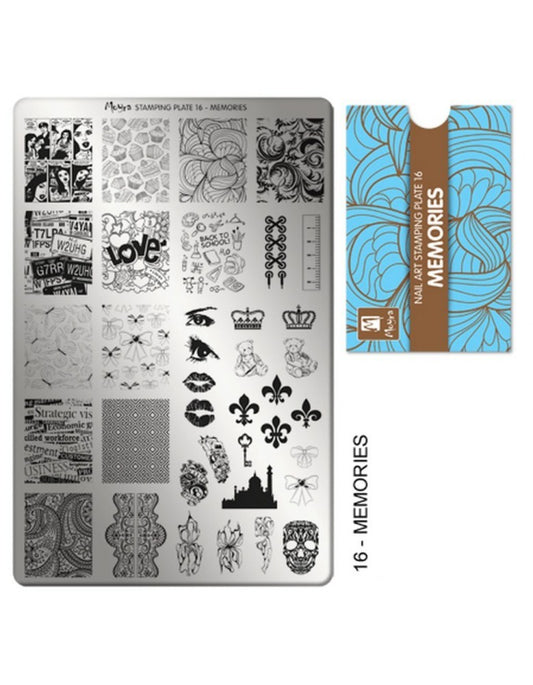 Moyra Stamping Plate 16 Memories