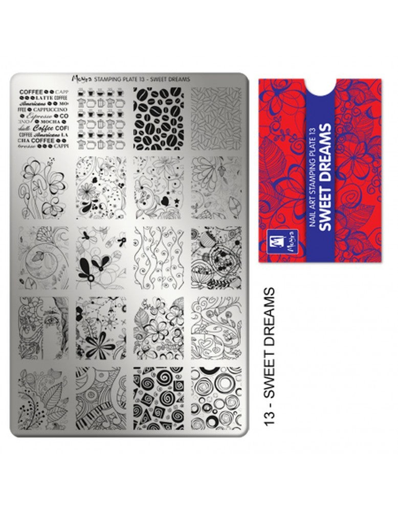Moyra Stamping Plate 13 Sweet Dreams