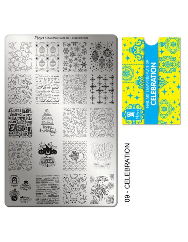 Moyra Stamping Plate 09 Celebration