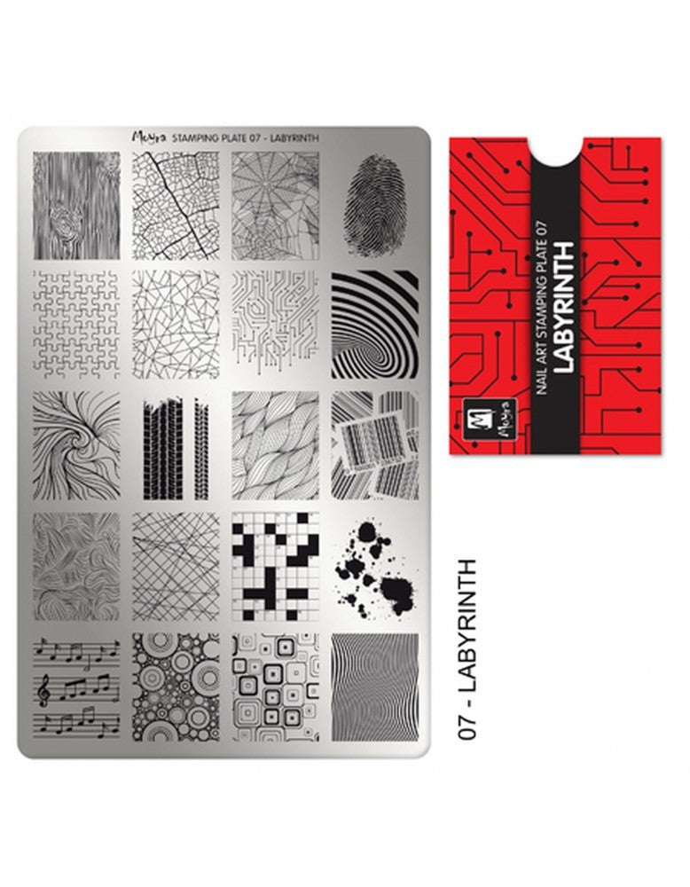 Moyra Stamping Plate 07 Labyrinth