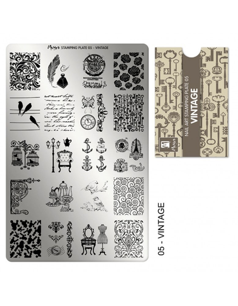 Moyra Stamping Plate 05 Vintage