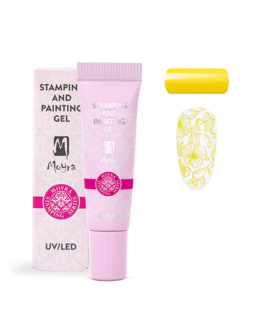 Moyra Stamping and painting gel, 02 yellow