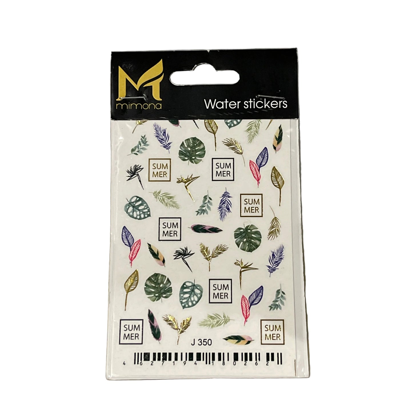 Mimona Nail Water Decal Stickers J350-SUMMER