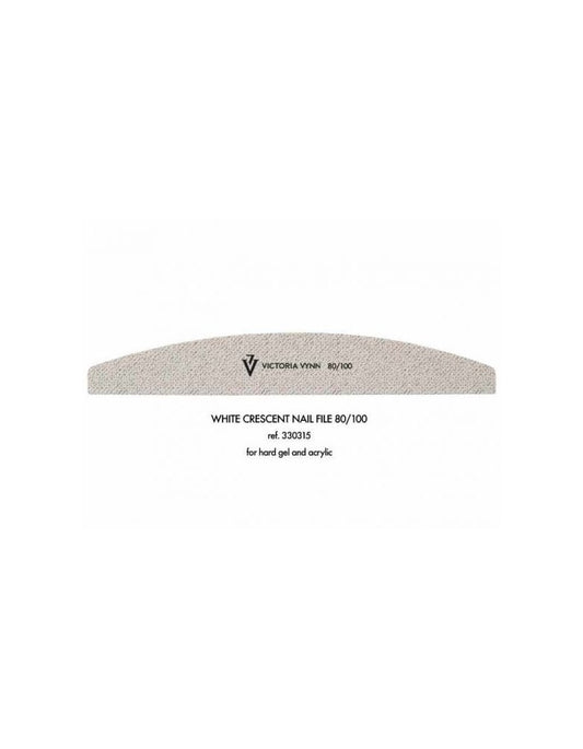 Nail File Halfmoon White 80/100 V Vynn