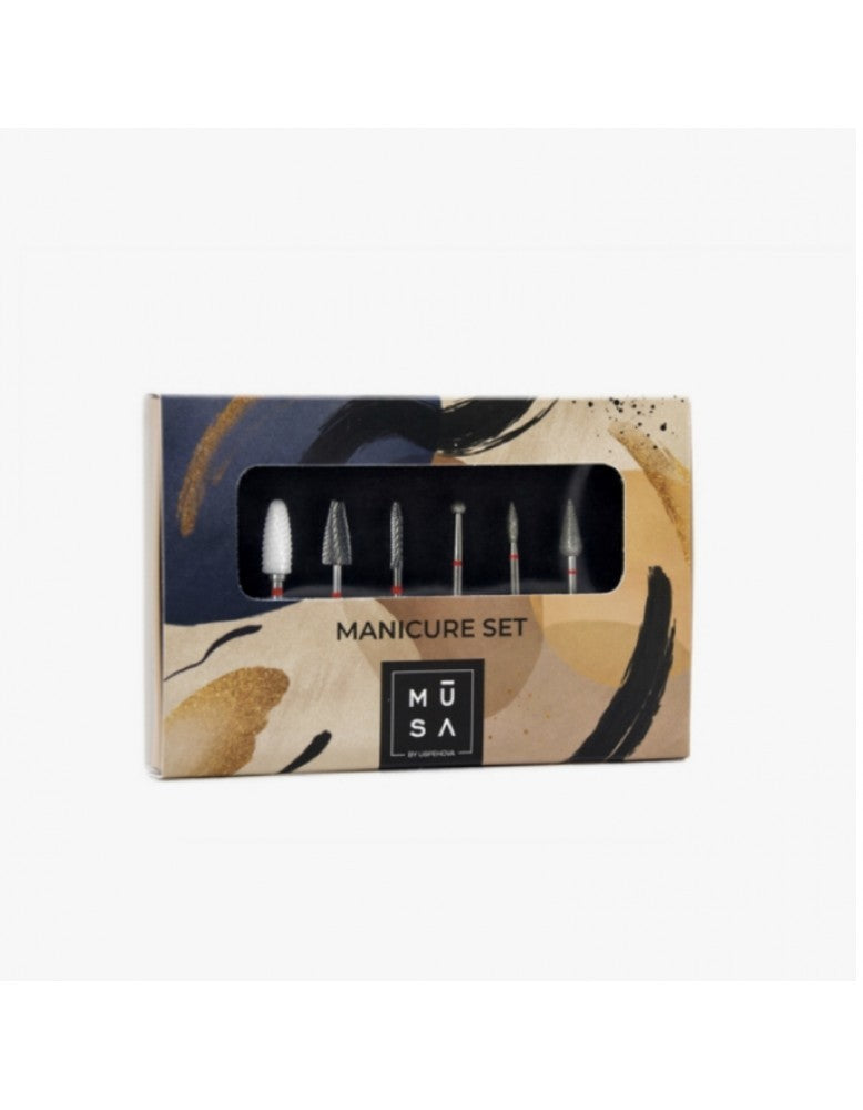 Musa manicure bits set Red Light