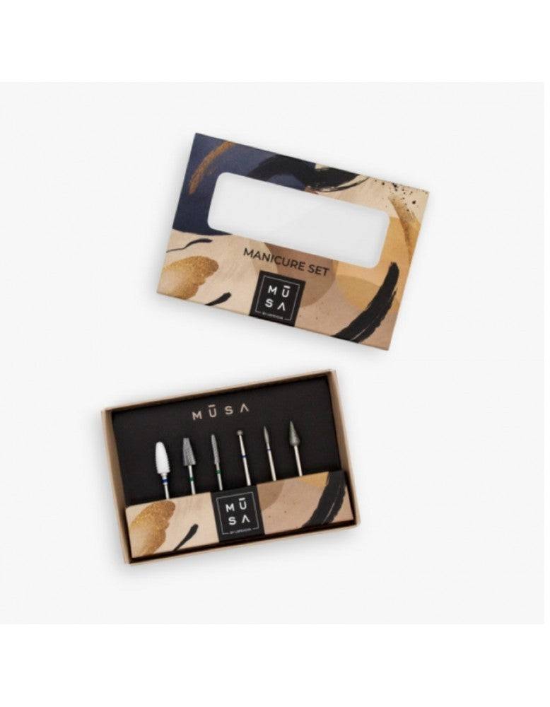 Musa manicure bits set Blue Medium